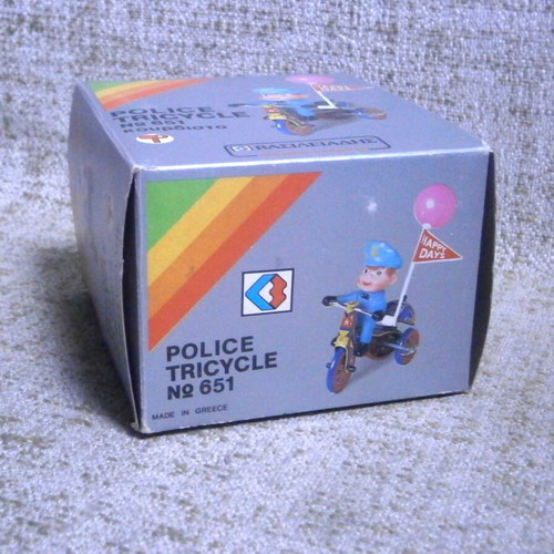 Vasileiadis No 651 Wind-Up Tin and Plastic Toy New with Box