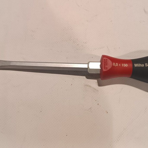 Wiha SoftFinish 530 Slotted Impact Screwdriver 8.0x150 new