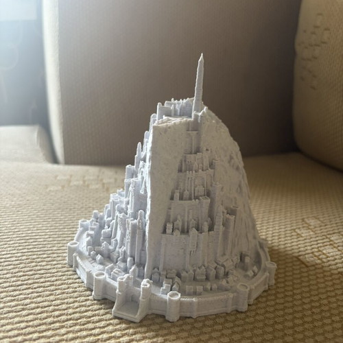 Minas Tirith model from The Lord of the Rings