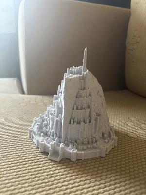Minas Tirith model from The Lord of the Rings