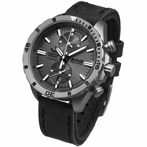 Vostok Almaz Titanium watch like new, men's chronograph