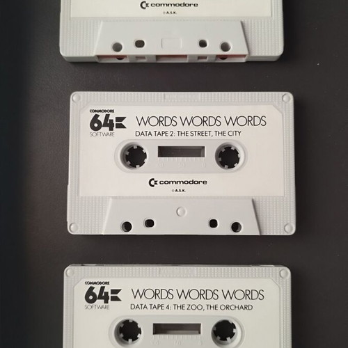 Commodore Cassette Words Words Words used, not tested