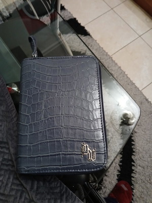 Versace blue diary and wallet new