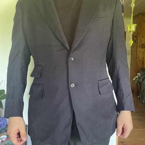 Men's jacket black size XL new