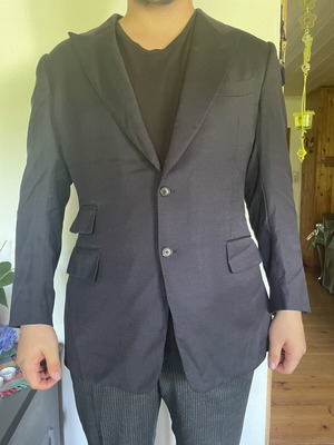 Men's jacket black size XL new