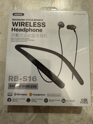Remax RB-S16 Wireless Neckband Headphones New