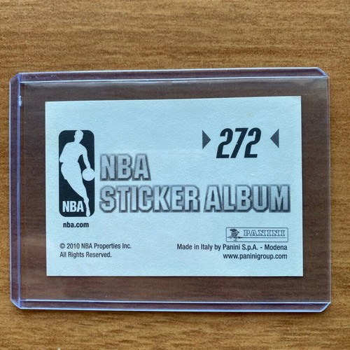 Stephen Curry 2010 Panini Sticker Insert #272 like new