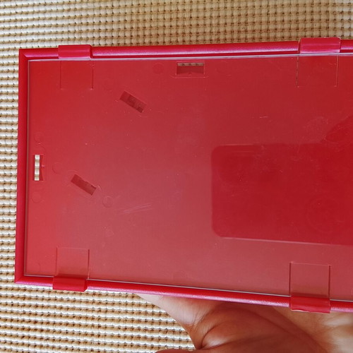Plastic children's photo frames in red, like new
