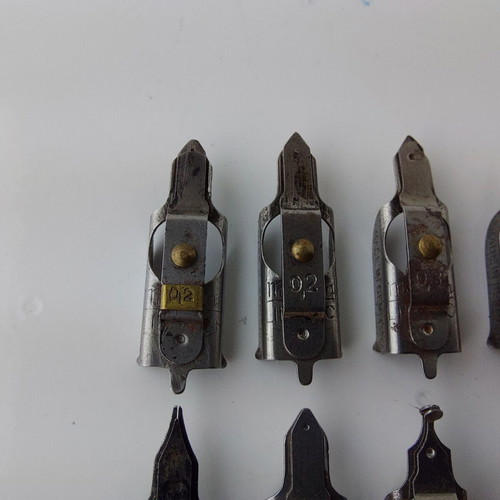 Markant Lineator set of 10 used drawing nibs #5605