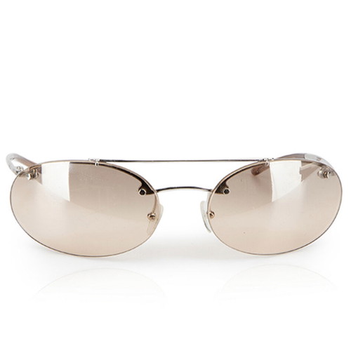 Vintage Dior Peace oval sunglasses like new, beige