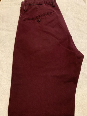 Men's pants new burgundy size 48/34