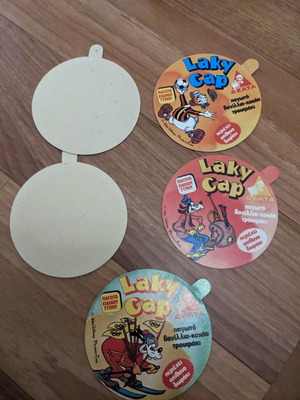 Laky Cap καπάκια παγωτού της Δέλτα, πακέτο 5 τεμαχίων