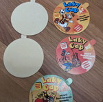 Laky Cap καπάκια παγωτού της Δέλτα, πακέτο 5 τεμαχίων