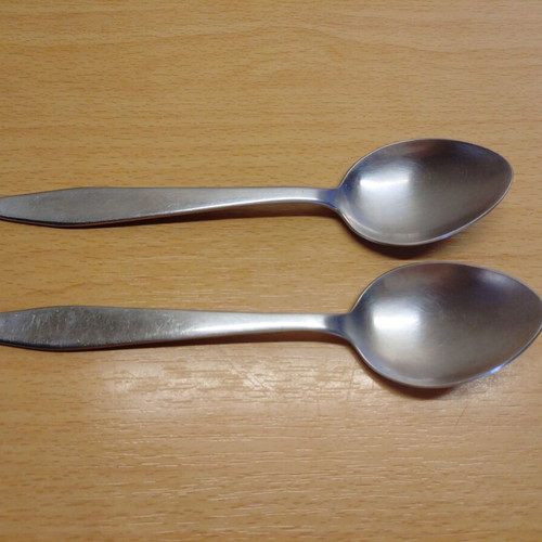 UTA spoons vintage, used, set of 2 pieces