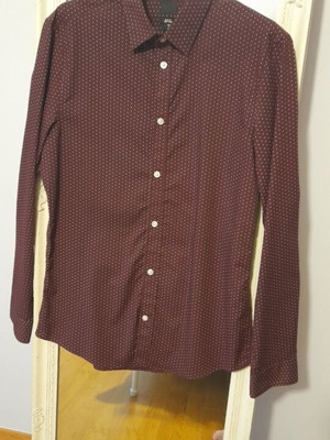 Πουκάμισο μπορντό σαν καινούργιο, μέγεθος medium, A Deep