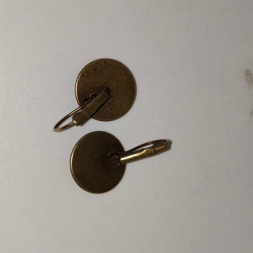 Vintage Boho Earrings bronze with Tree of Life like new
