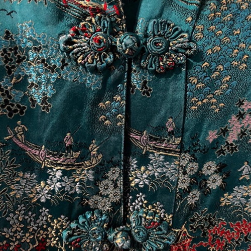 Authentic vintage kimono like new, multicolored, size M