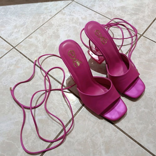 Exe pink sandals used, size 40, like new