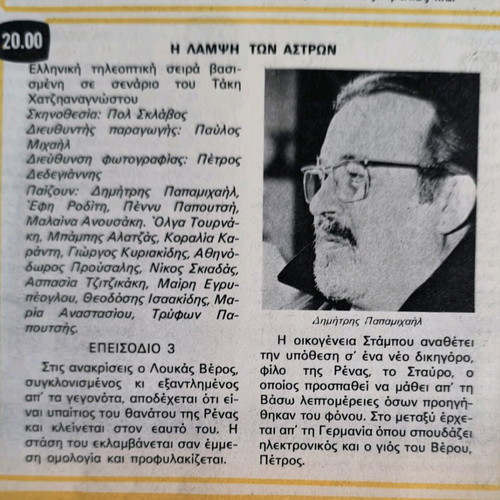 Radiotileorasi issue 718 used (19-11-1983) with Dimitris Papamichail and Koralia Karanti