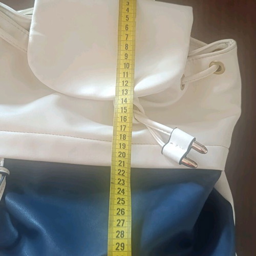 VoiNoi backpack used, white and blue