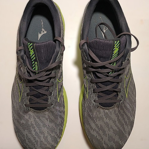 Mizuno Wave Rider 26 running shoes size 44.5 like new, gray