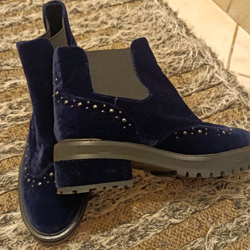 Pinko booties used, size 40, blue