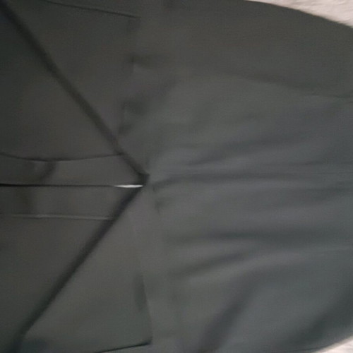 Black skirt knee-length with slit, like new