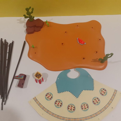 Playmobil Indian base and tent set 4012