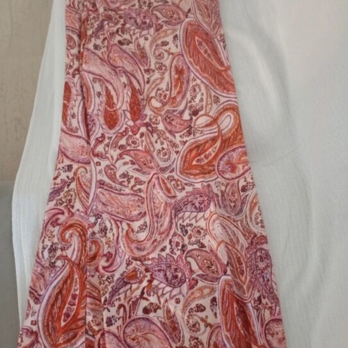 Slim long skirt, pink, size M