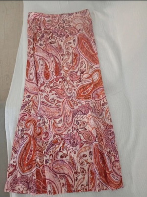 Slim long skirt, pink, size M