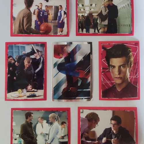 The Amazing Spiderman Stickers like new, Panini, set of 7