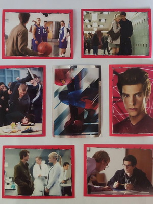 The Amazing Spiderman Stickers like new, Panini, set of 7