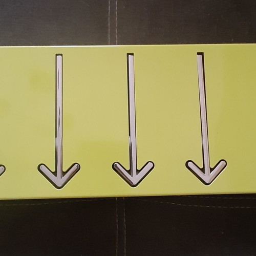 Coat rack new, metal, green color for clothes and jackets