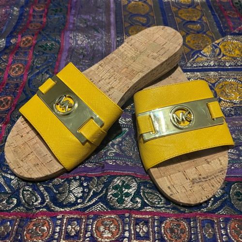Michael Kors Sandals New Yellow Size 40