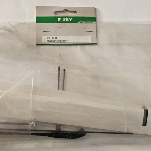 E-Sky EK1-0309 Replacement Parts Set like new for RC Helicopter