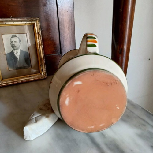 Large jug like new, slight chip on rim, height 20 cm