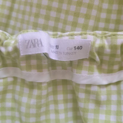 Zara pleated skirts set for 10 years, 140 cm, like new, black and green