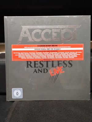 Accept Restless And Live CD DVD Blu Ray new metal