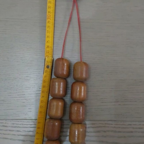 Worry beads wooden used decorative