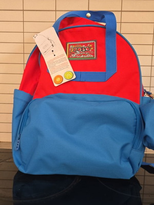 Polo Backpack for Boys new, multicolor with wallet
