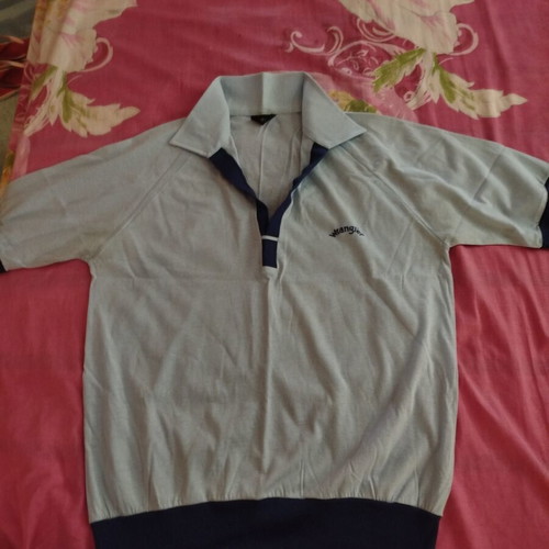 Wrangler men's short-sleeve shirt used, size L, turquoise