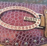 Guess vintage shoulder bag like new, beige and pink