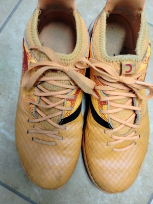 Kipsta football shoes used, size 38, orange
