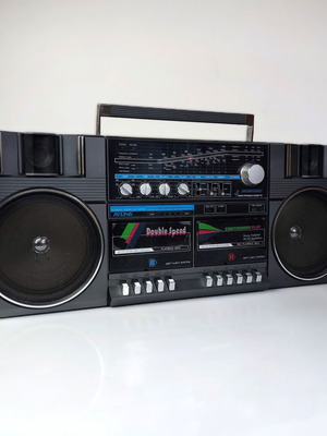 Rising RC-1616 boombox used, vintage 80s, made in Japan