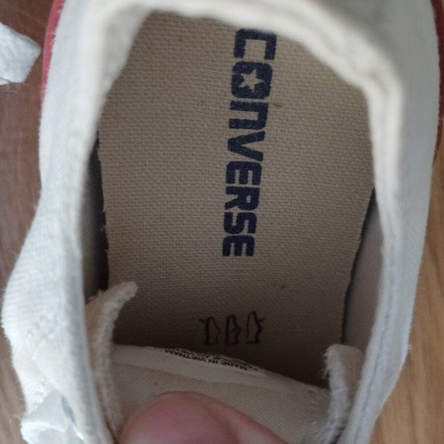 Converse All Star size 28 like new, beige
