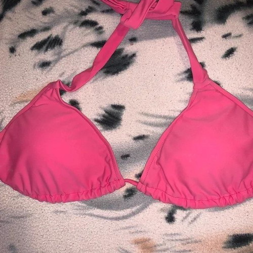 Bikini tops set size M like new, pink and blue