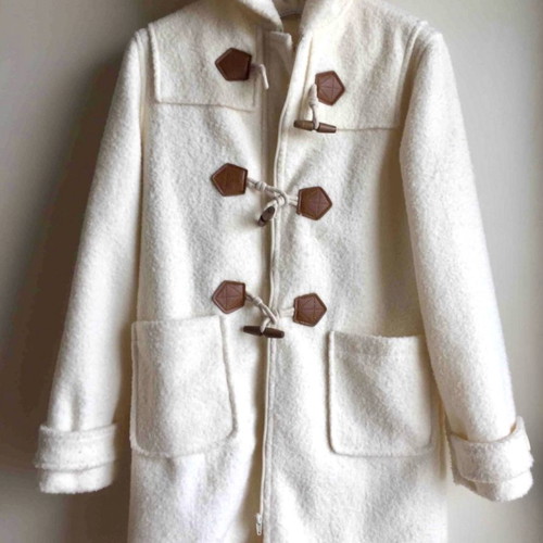 Helmi white coat new size Small