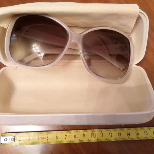 Chloe sunglasses like new, beige sugar color, UV filter