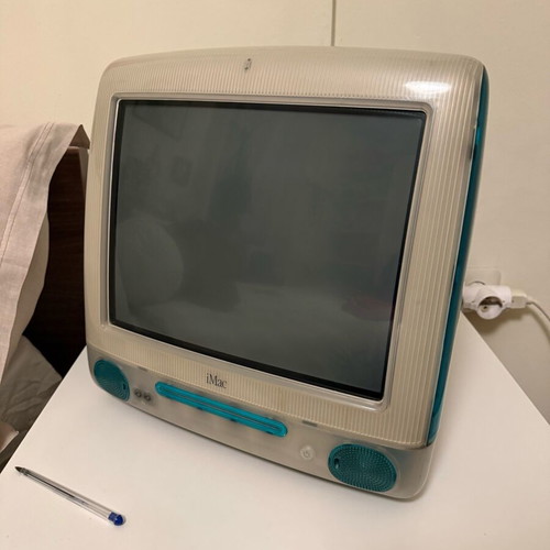 iMac G3 used, green color, unknown condition