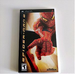 PSP Spider-man 2 case & manual ONLY